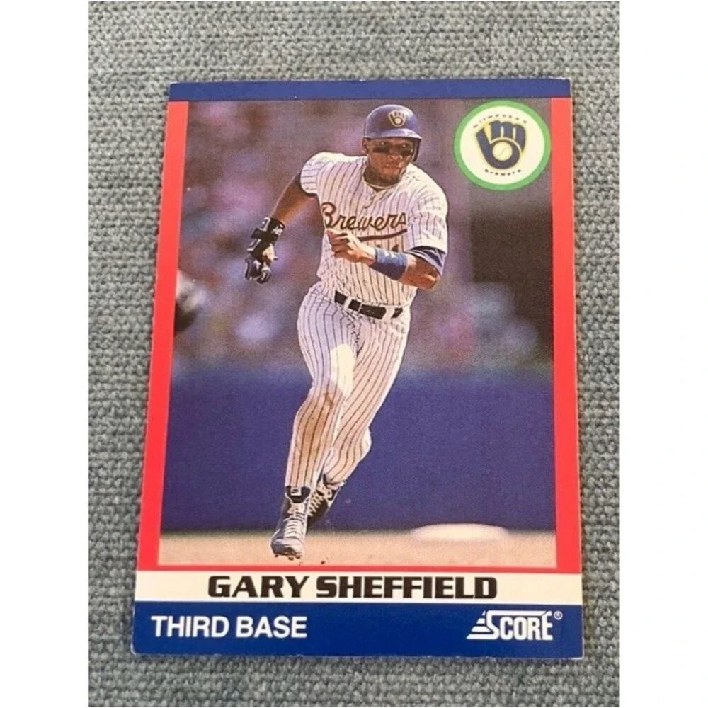 1991 Score Milwaukee Brewers Baseball Card Trading Card